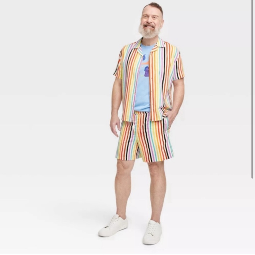 PRIDE Collection target striped set NWT UNISEX